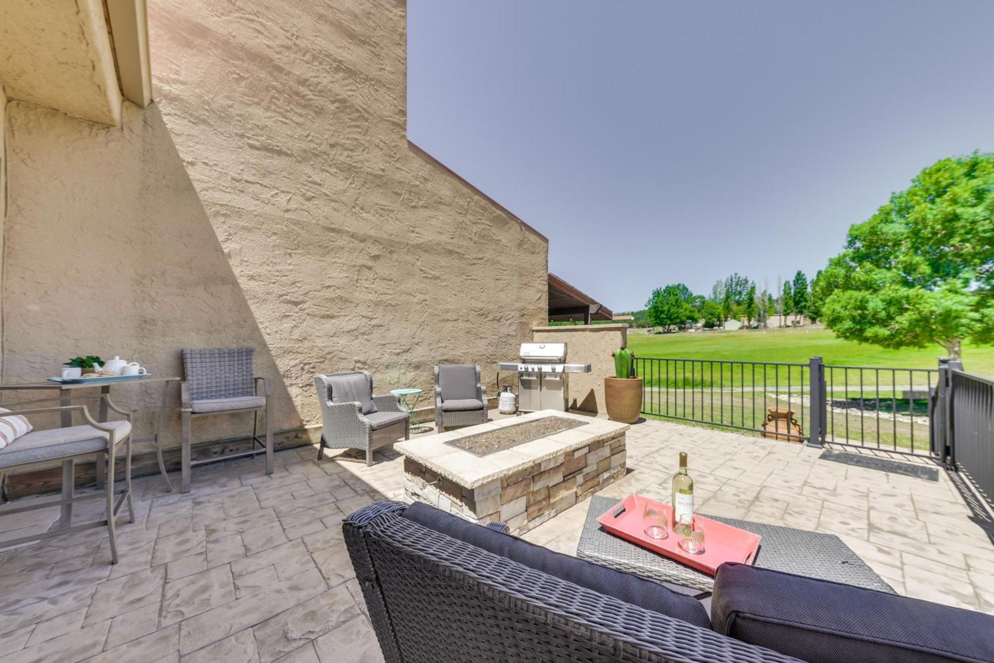 Ruidoso Golf Condo - Patio, Fire Pit And Mtn View! Esterno foto