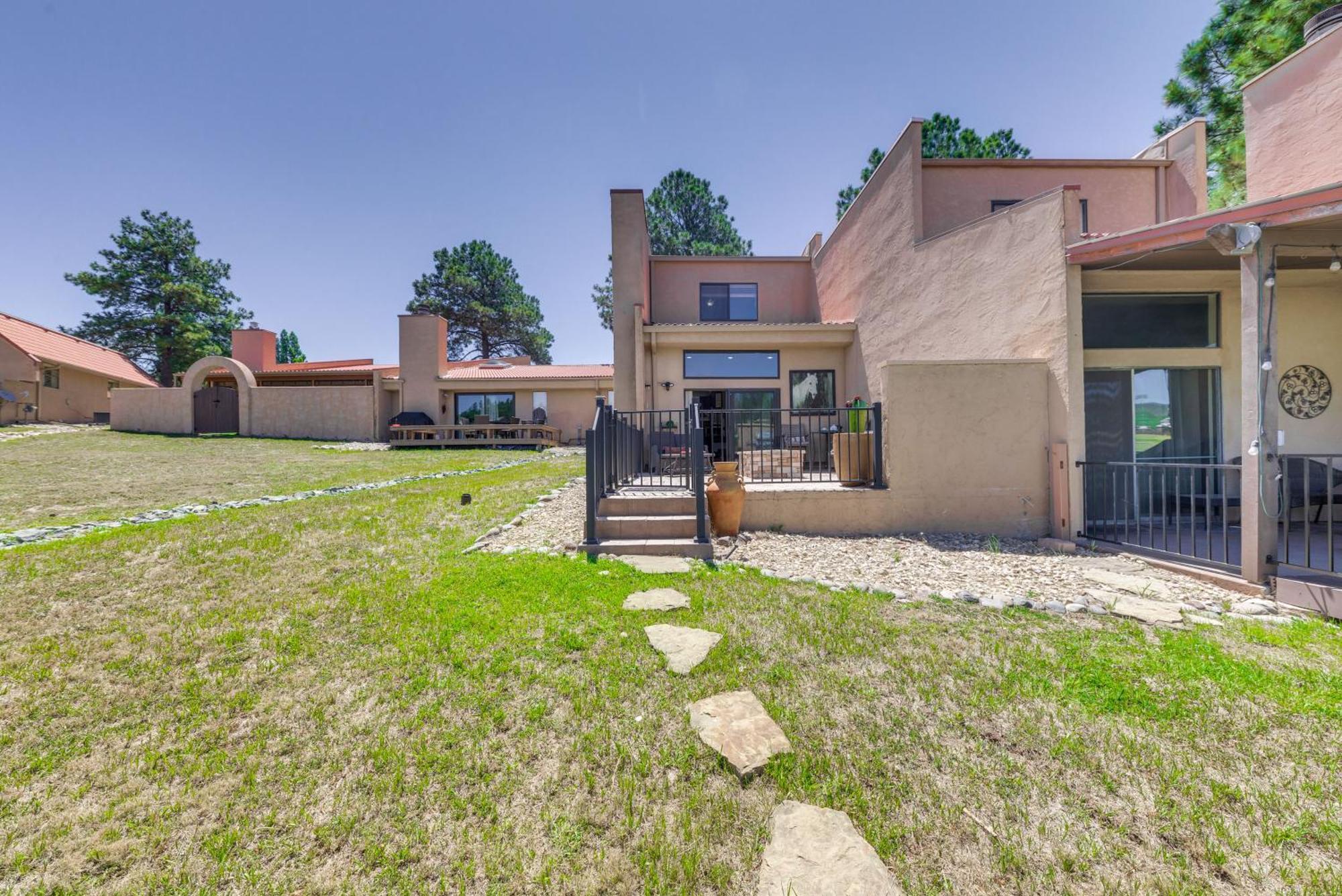 Ruidoso Golf Condo - Patio, Fire Pit And Mtn View! Esterno foto